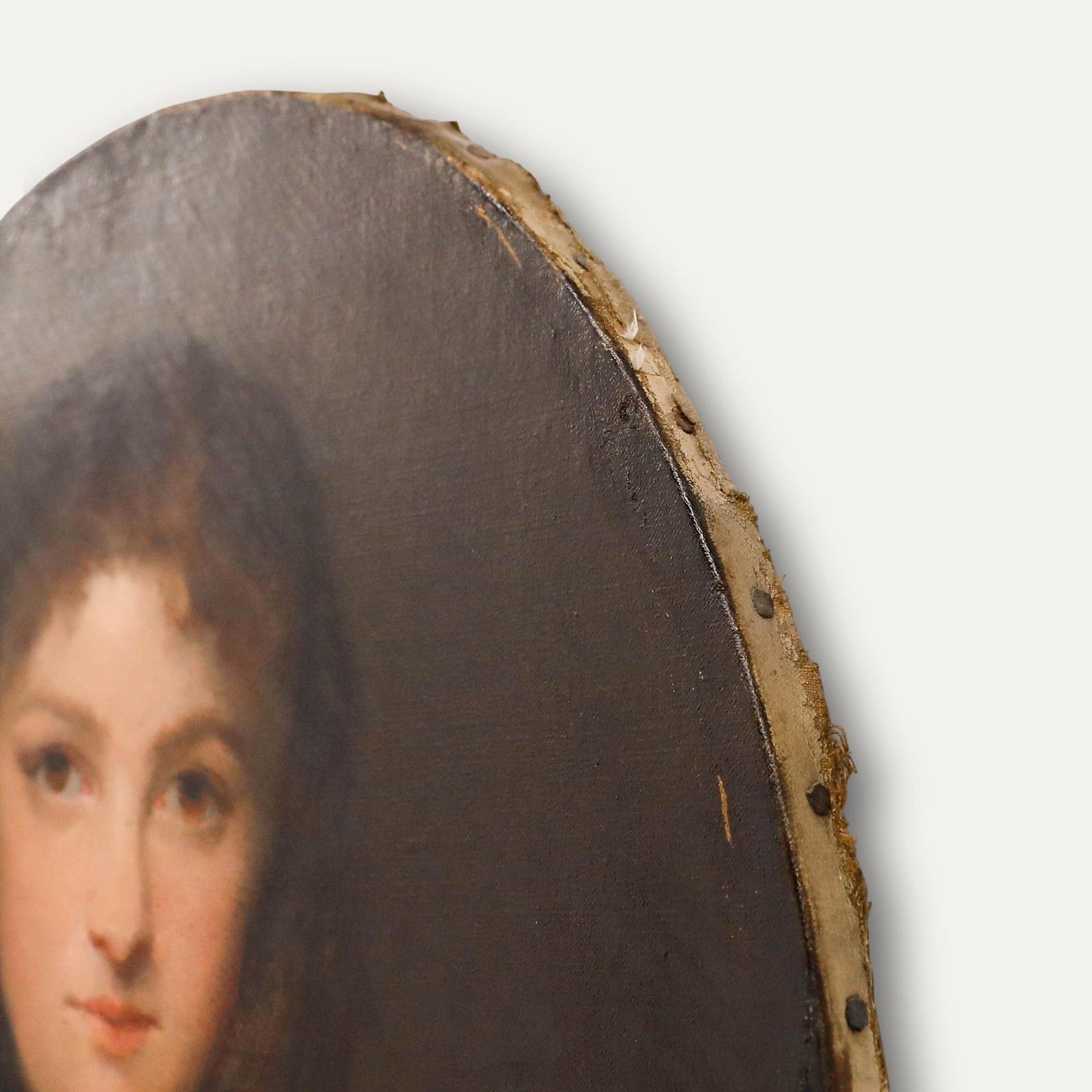 Late 19th Century Oil Portrait Of A Young Woman photo vinterior