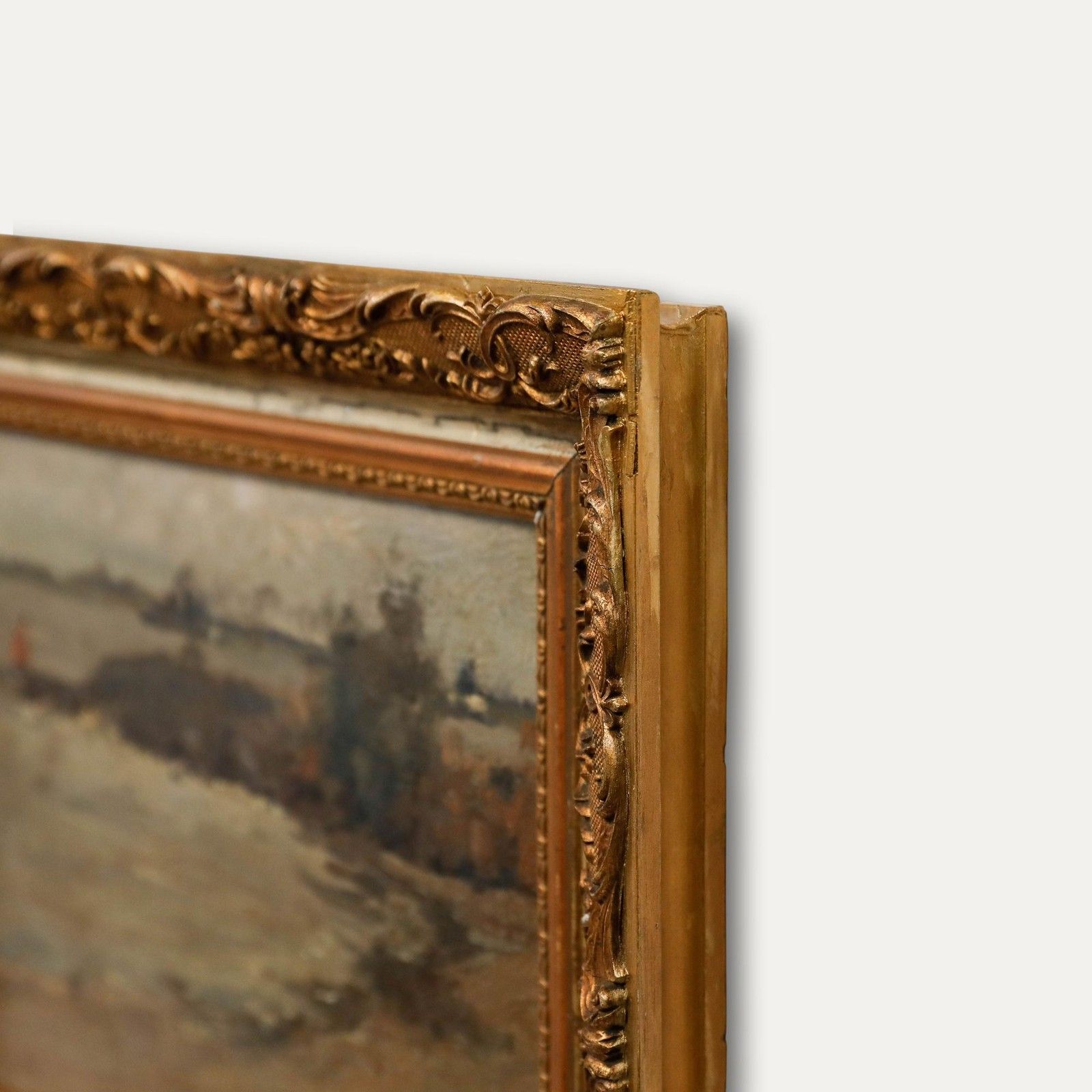Arie Zwart (1903 1981) Framed 1935 Oil, Along The Waal photo 395.0
