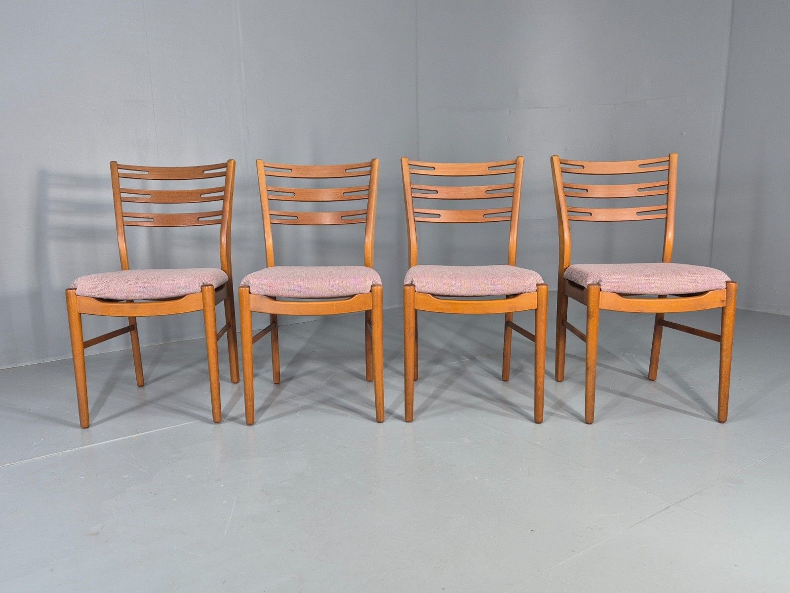 4 Vintage Danish Dining Chairs Della By Farstrup 1960s New Seats Eb11920 Mdin photo for sale