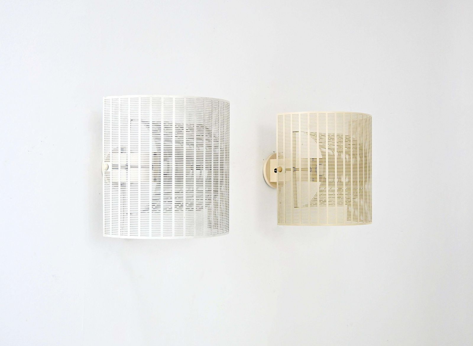 Shogun Wall Lamps By Mario Botta For Artemide, 1980s, Set Of 2 photo vintage