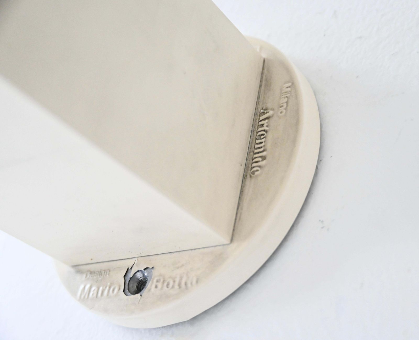 3696.0 Shogun Wall Lamps By Mario Botta For Artemide, 1980s, Set Of 2 photo