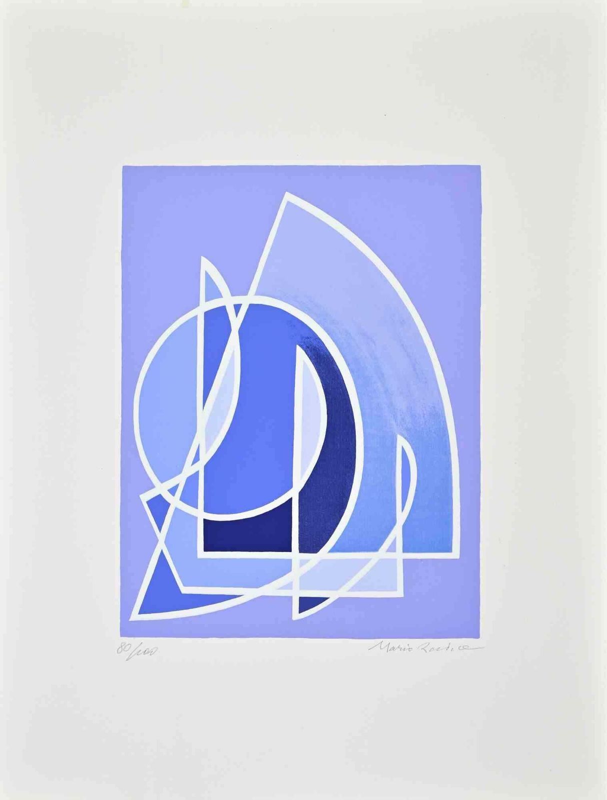 Mario Radicedeath Of Lovers   Screen Print By Mario Radice   19641964