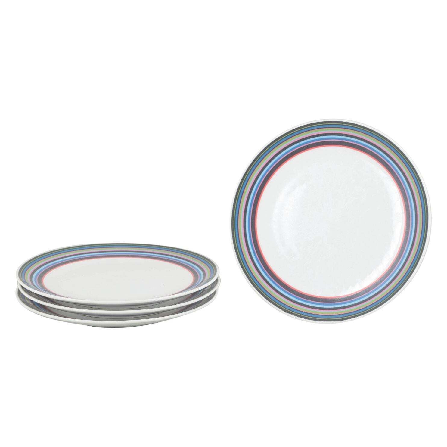 4 assiettes à déjeuner/salade Iittala en porcelaine, série « Origo », par Alfredo Häberli