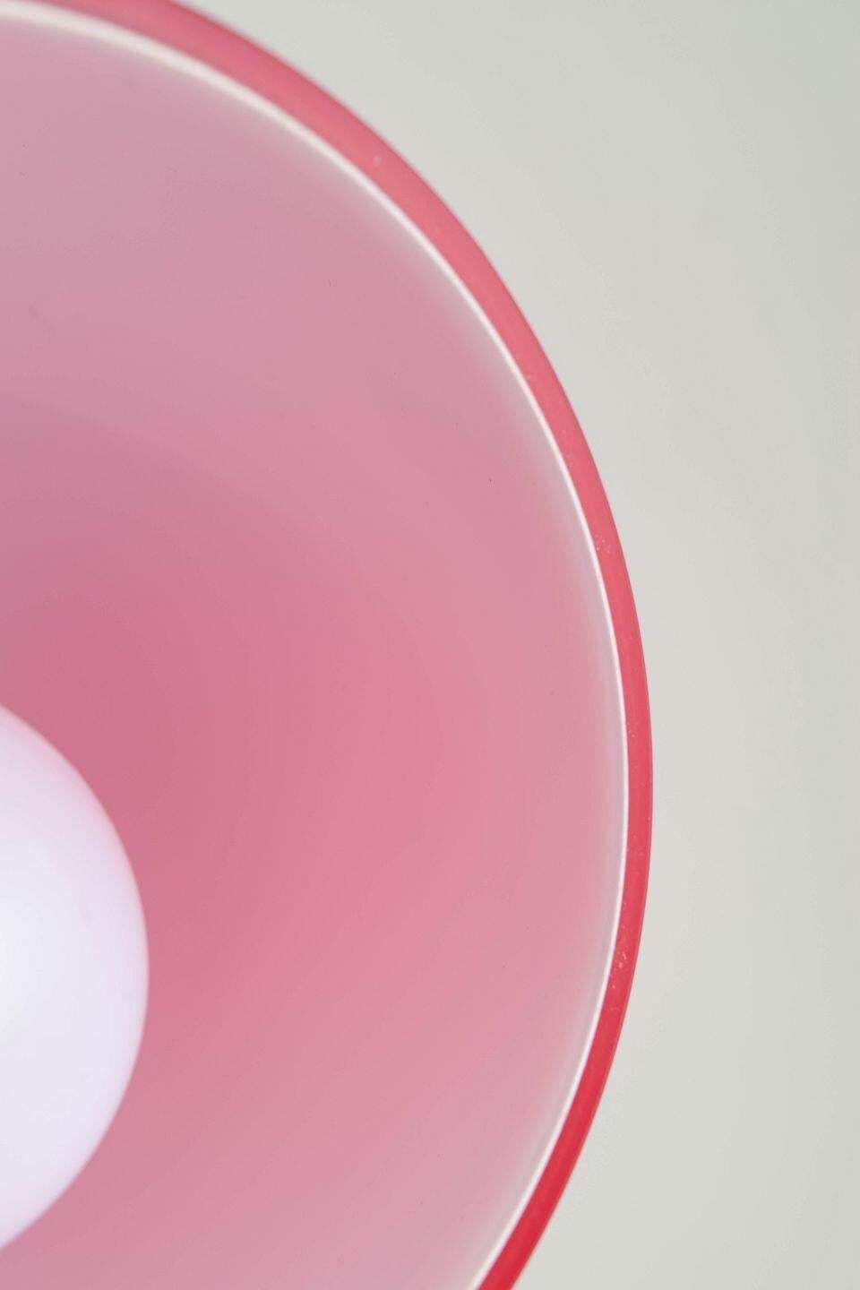 Scandinavian Drop Shaped Pendant Lamp In Glossy Red Art Glass. Late 20th C. photo Lighting