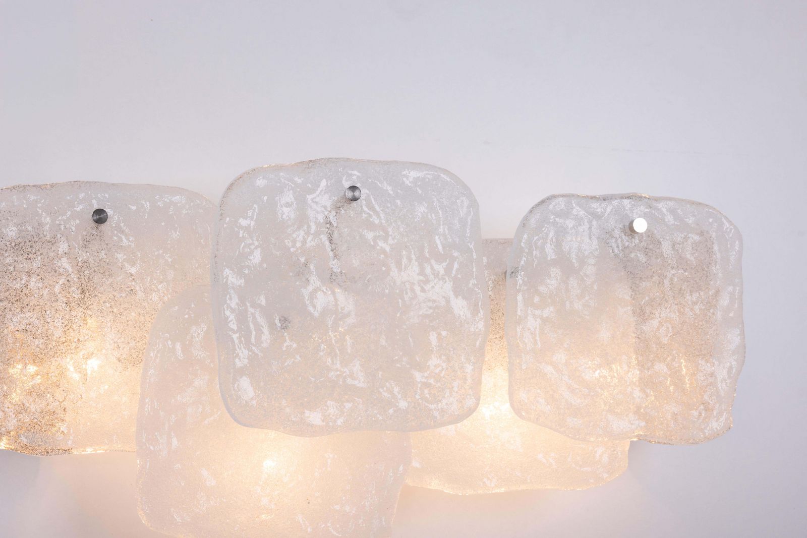 photo vinterior 1 Of 3 Large Kalmar Wall Light Murano Glass By Kalmar, Austria, 1960s