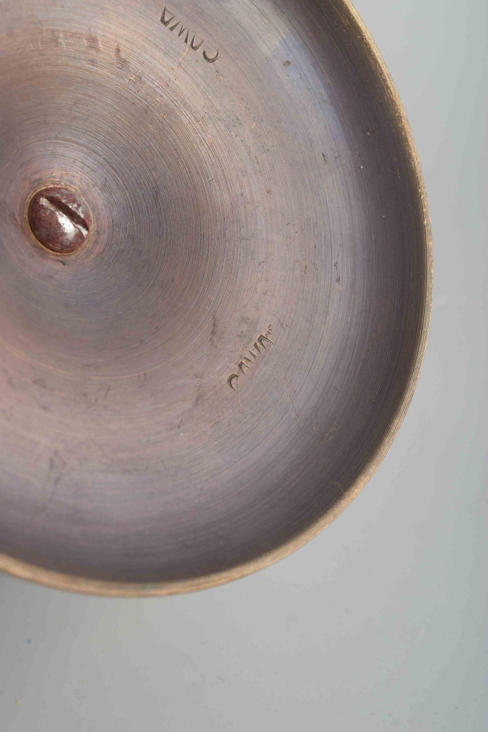 Cawa, Denmark. Paire de bougeoirs en laiton. Style Art déco, années 1940. photo Décoration