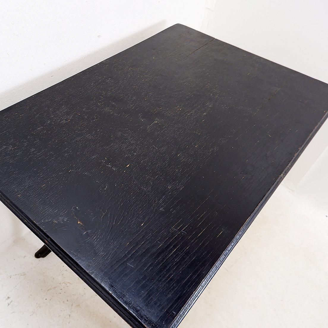 Furniture Art Nouveau Side Table/Console In Painted Wood, Circa 1900 photo