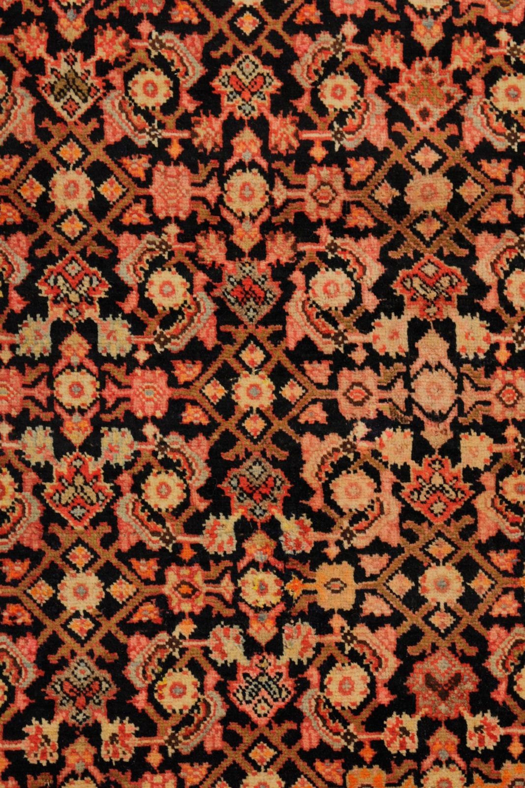 Pair Of Rare Antique Runner Rug Caucasian Wool Carpet photo 21463.0