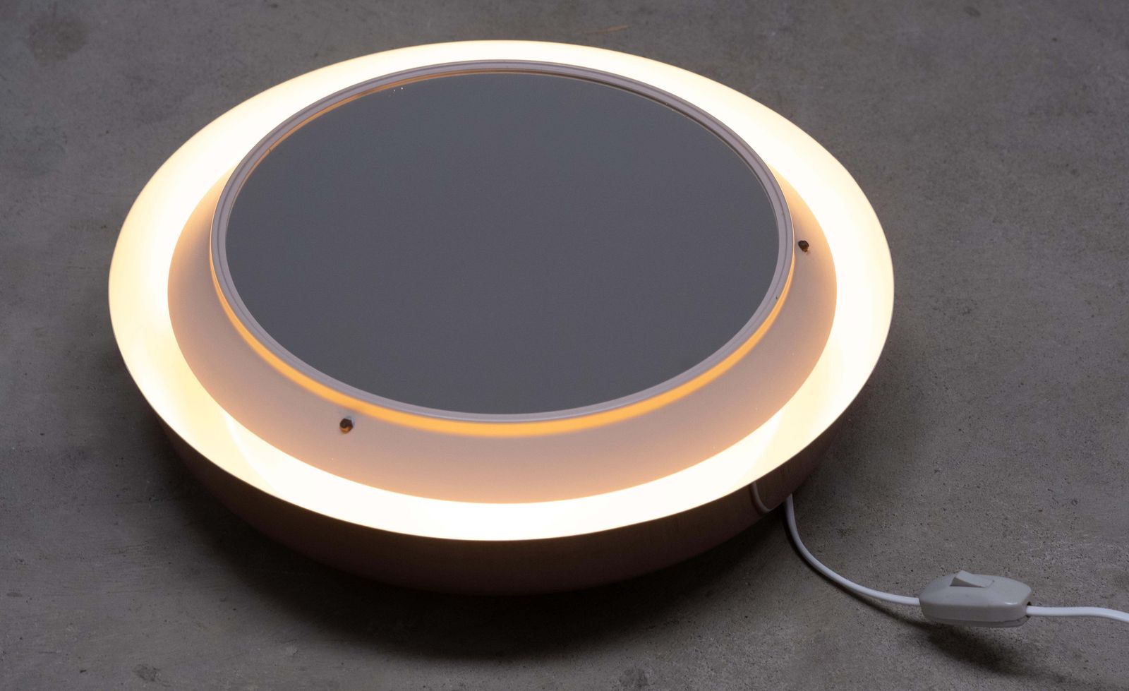 photo for sale Mirror Wall Lamp By Lyfa, Denmark, 1960s