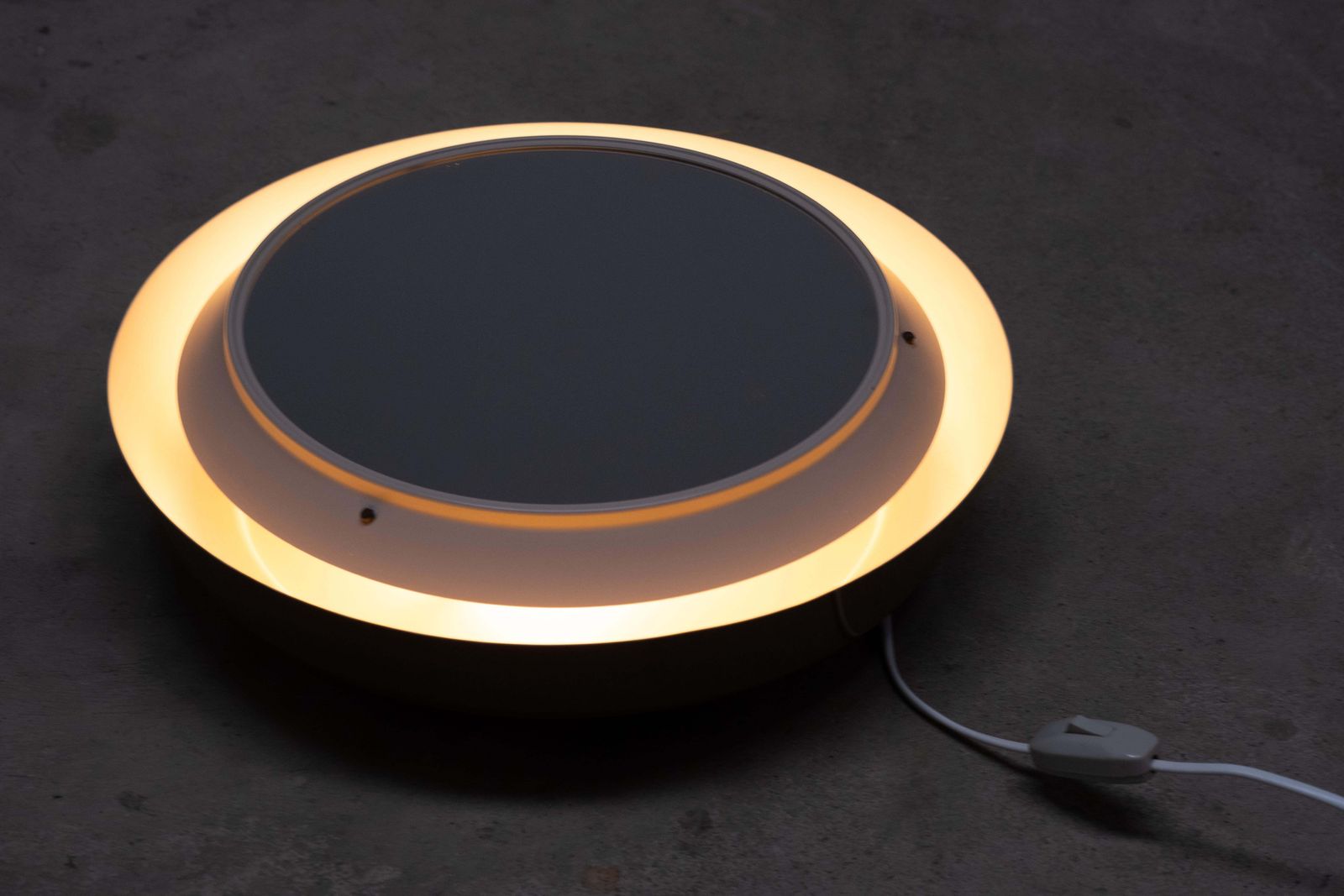 Lighting Mirror Wall Lamp By Lyfa, Denmark, 1960s photo