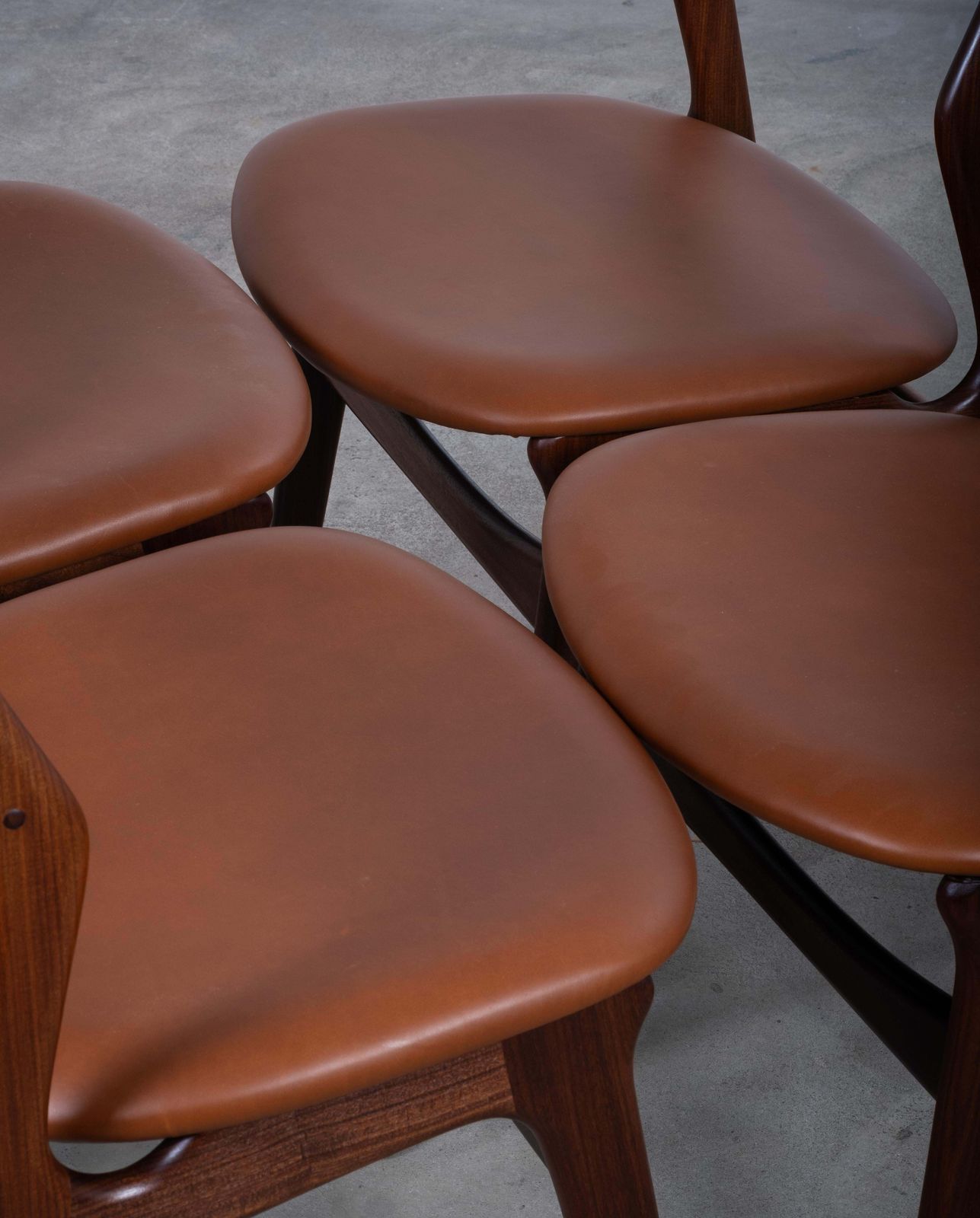 photo furniture Set Of 4 Dining Chairs In Teak By Erik Buch. Denmark, 1960s