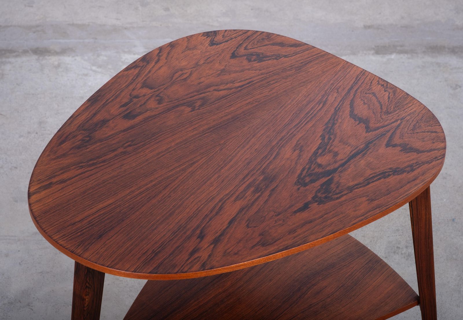 Rosewood Side Table By Holger Georg Jensen, Denmark, 1960s photo vinterior