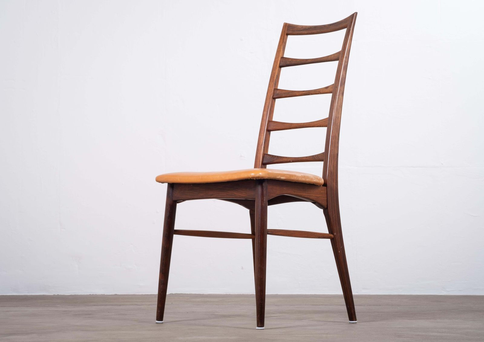 photo for sale Set Of 4 ‘Lis’ Dining Chairs In Rosewood By Niels Koefoed, Denmark, 1960s