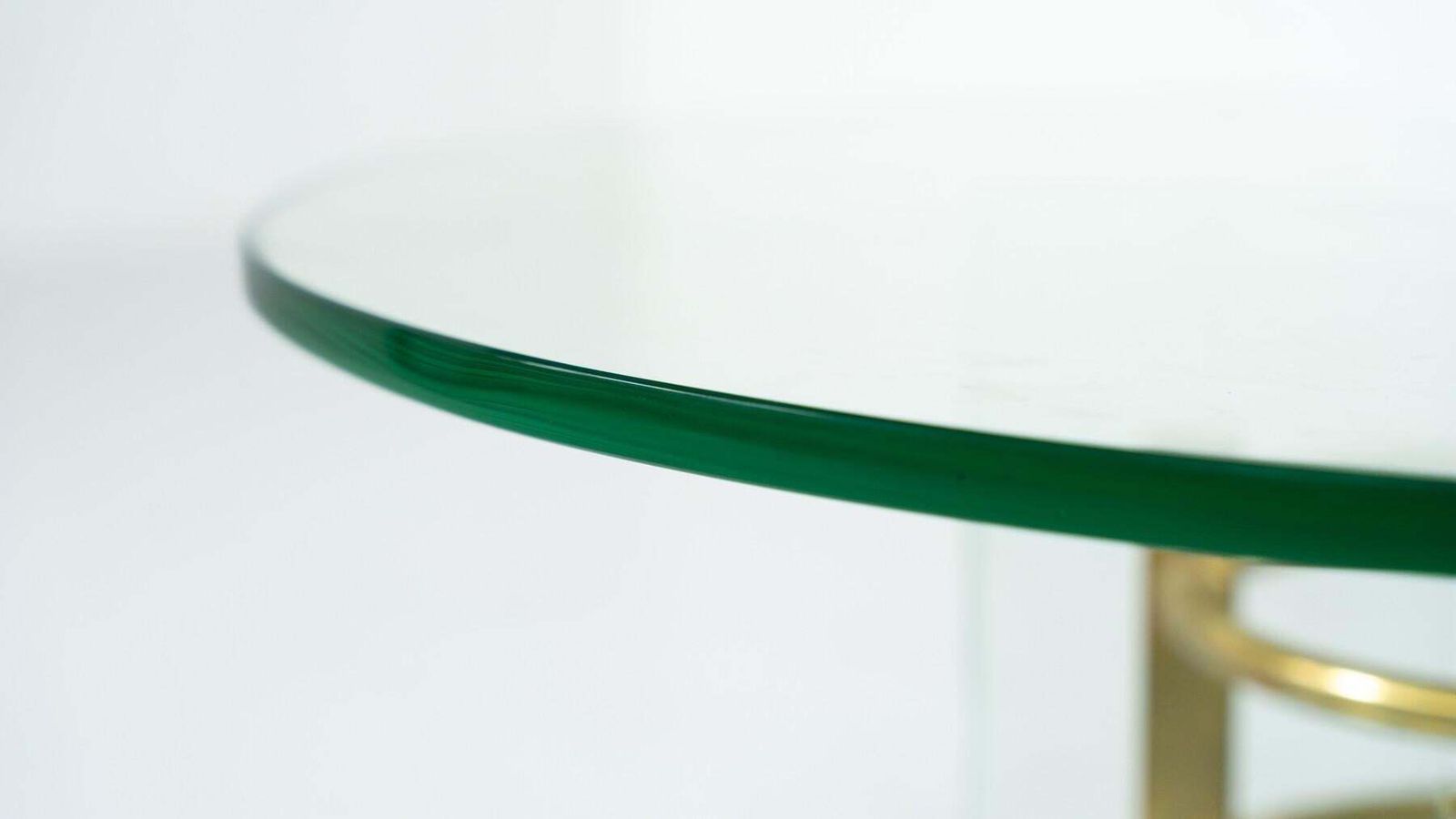 Glass And Brass Coffee Table By Pietro Chiesa For Fontana Arte, Italy photo buy