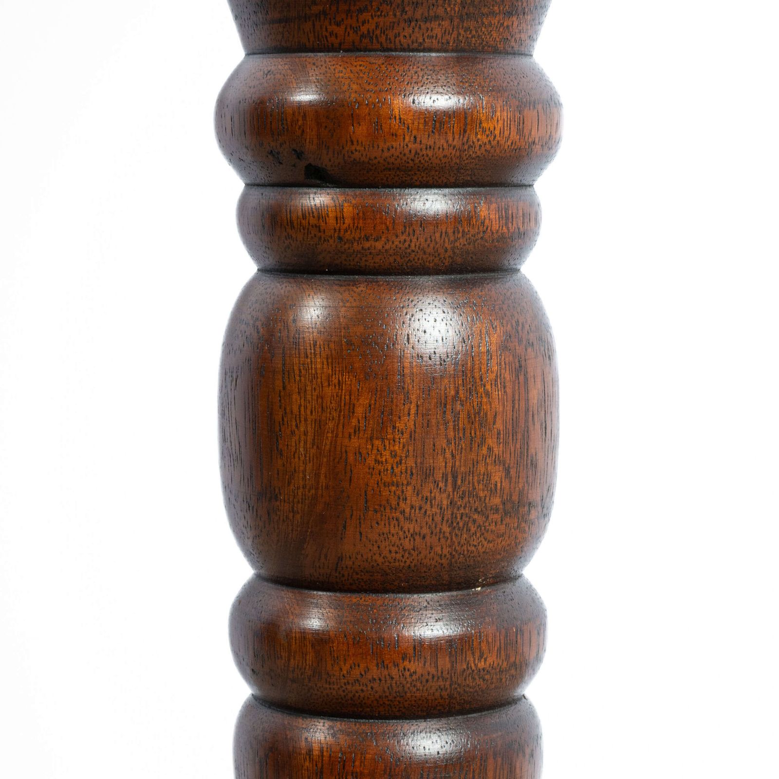 Hardwood Bobbin Pedestal Attributed To Charles Dudouyt photo Home Decor