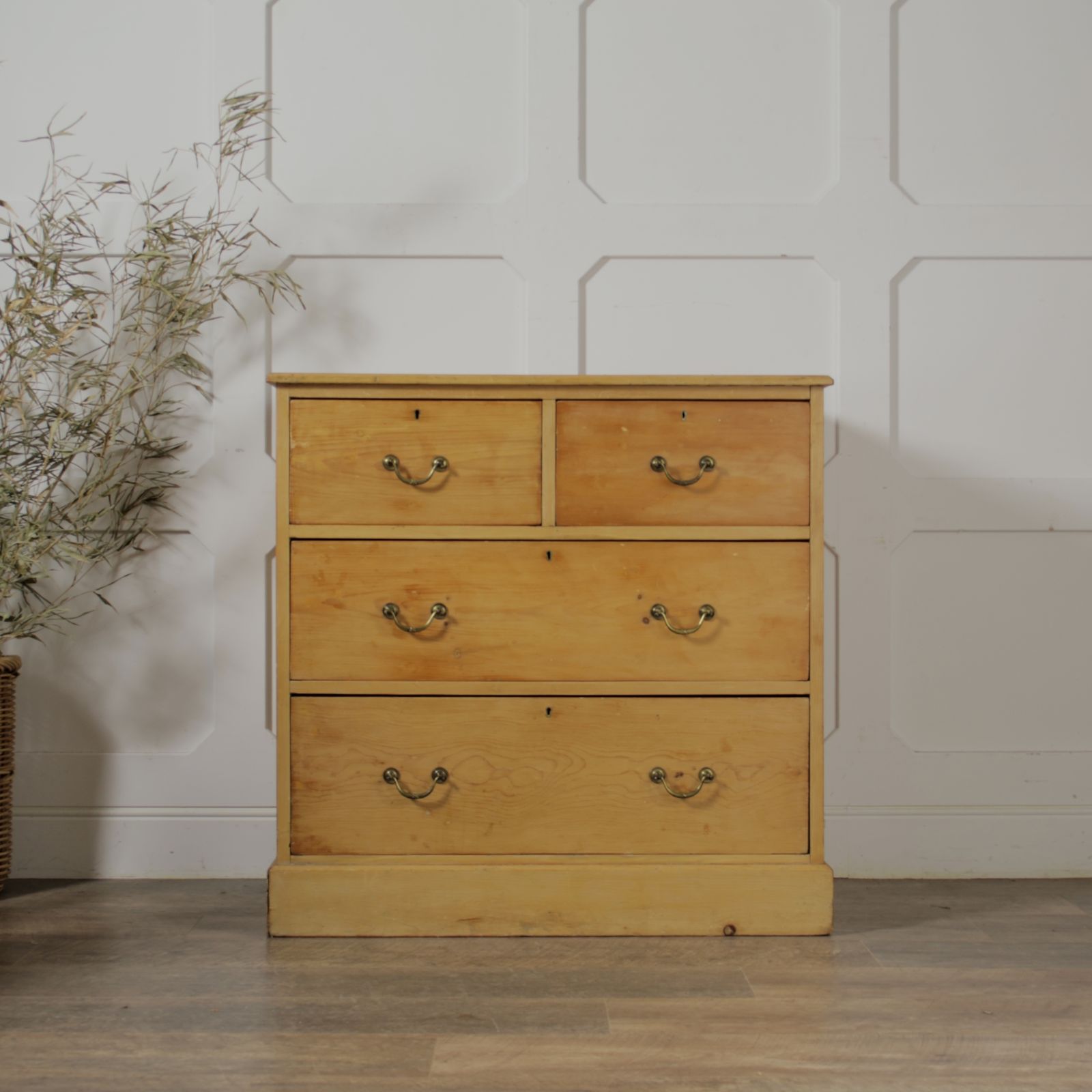 Victorian Stripped Pine Chest Of Drawers photo 474.0