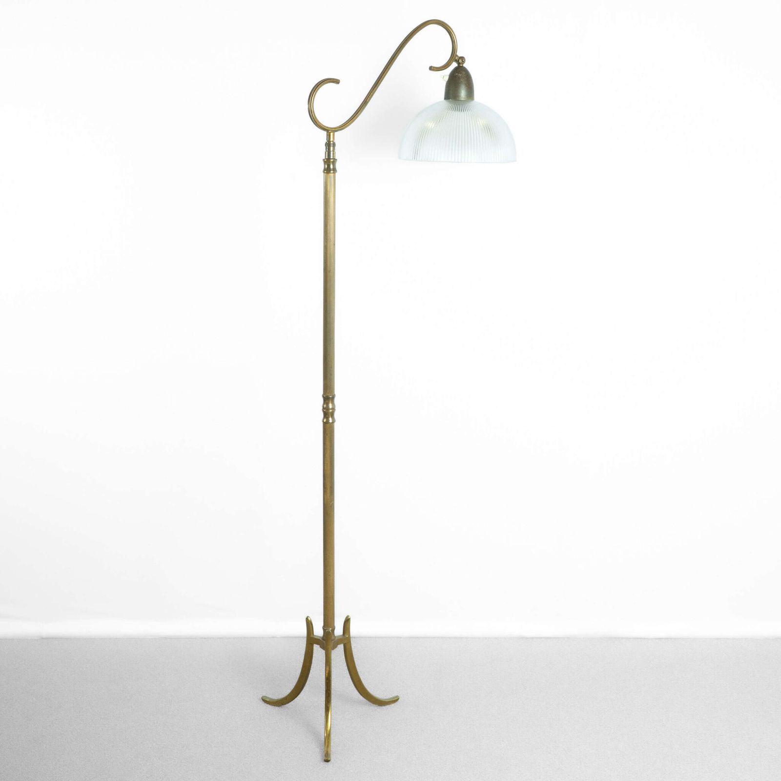 Early 20th Century French Brass Floor Lamp