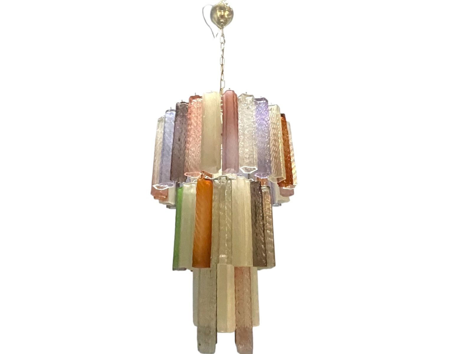 photo vinterior Italian Murano Glass Pop Art Chandelier, 1980s
