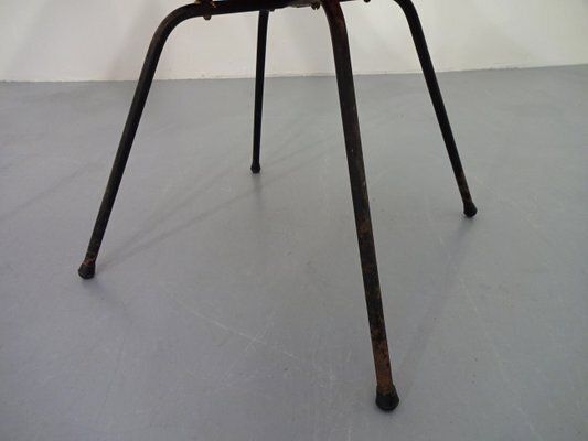 photo vintage French Fiberglass Side Chairs, 1960s, Set Of 2
