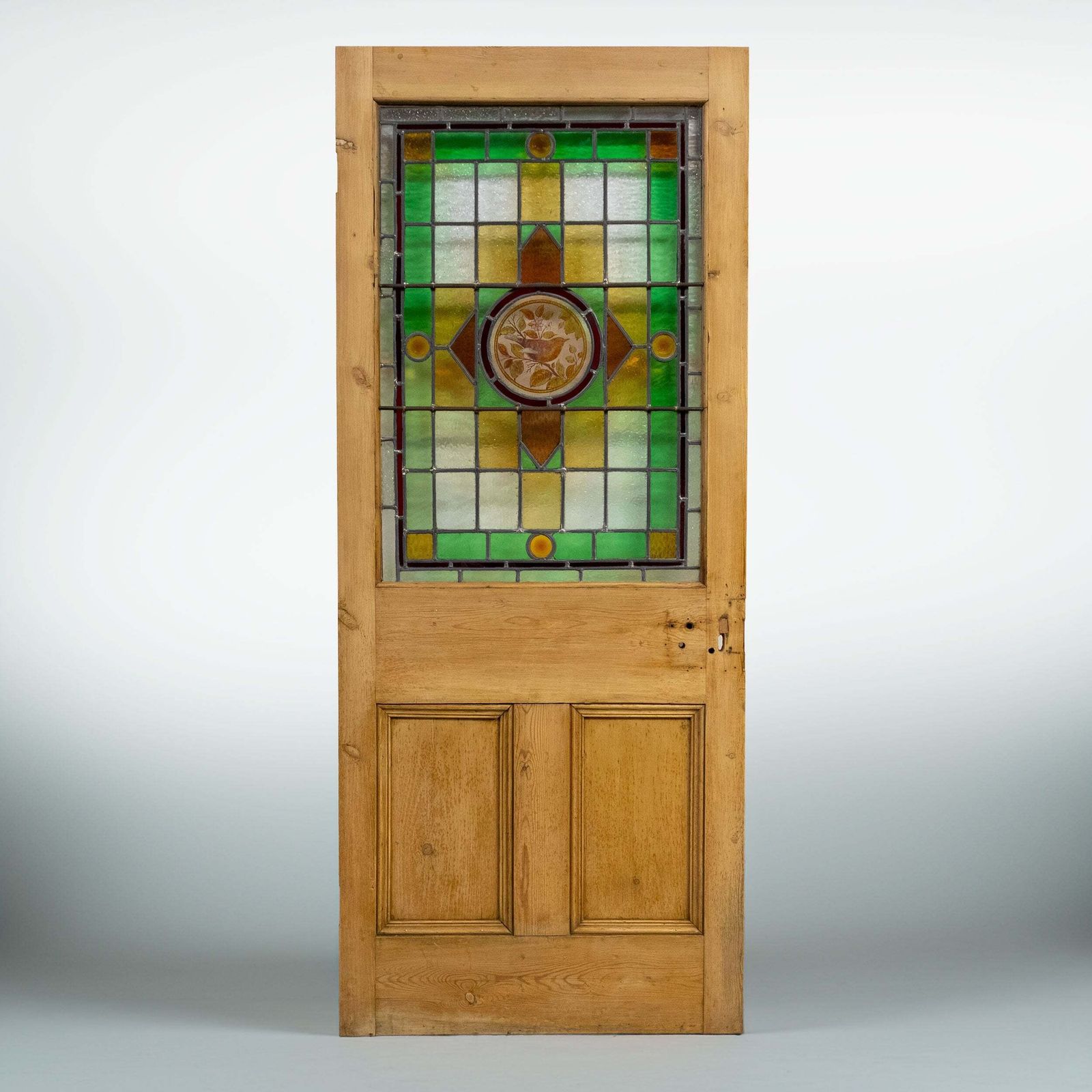 Antique Stained Glass Door   193.5cm X 80.5cm