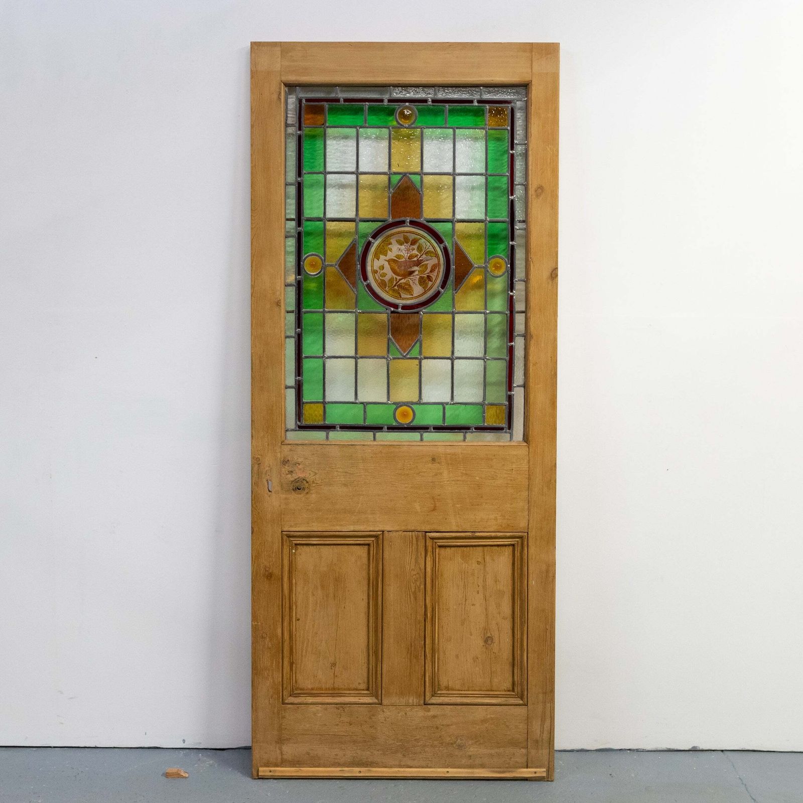Antique Stained Glass Door   193.5cm X 80.5cm photo furniture