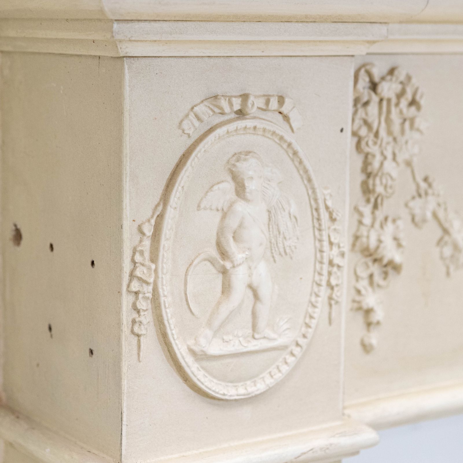 Ornate Wooden Regency Style Fireplace Surround photo Home Fixtures