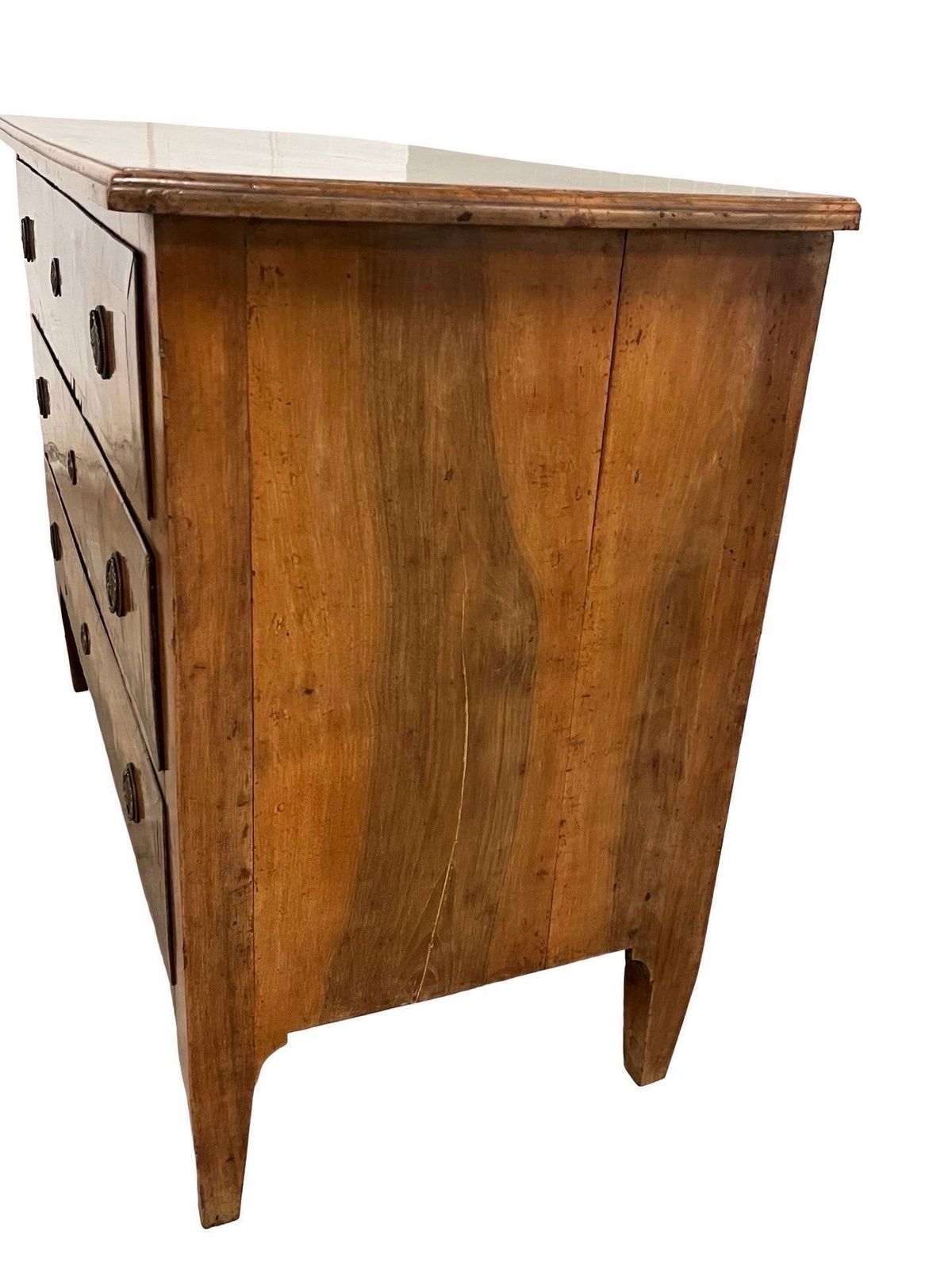 Italian Walnut Neoclassical Commode / Chest Of Drawers / Dresser photo vinterior