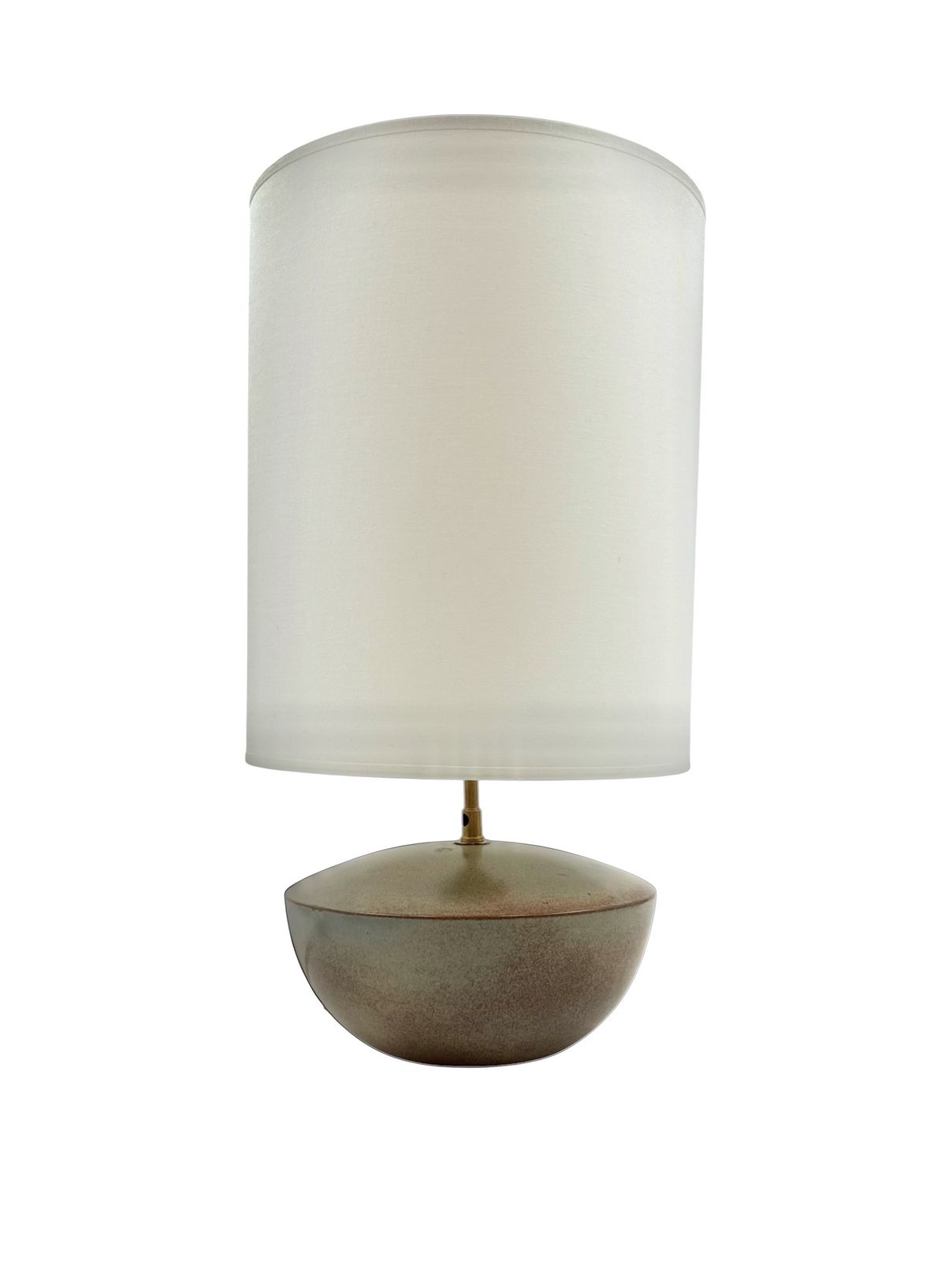 Mid Century Modern Green Ceramic Lamp Base, Alain Di Bin France 1960s photo buy