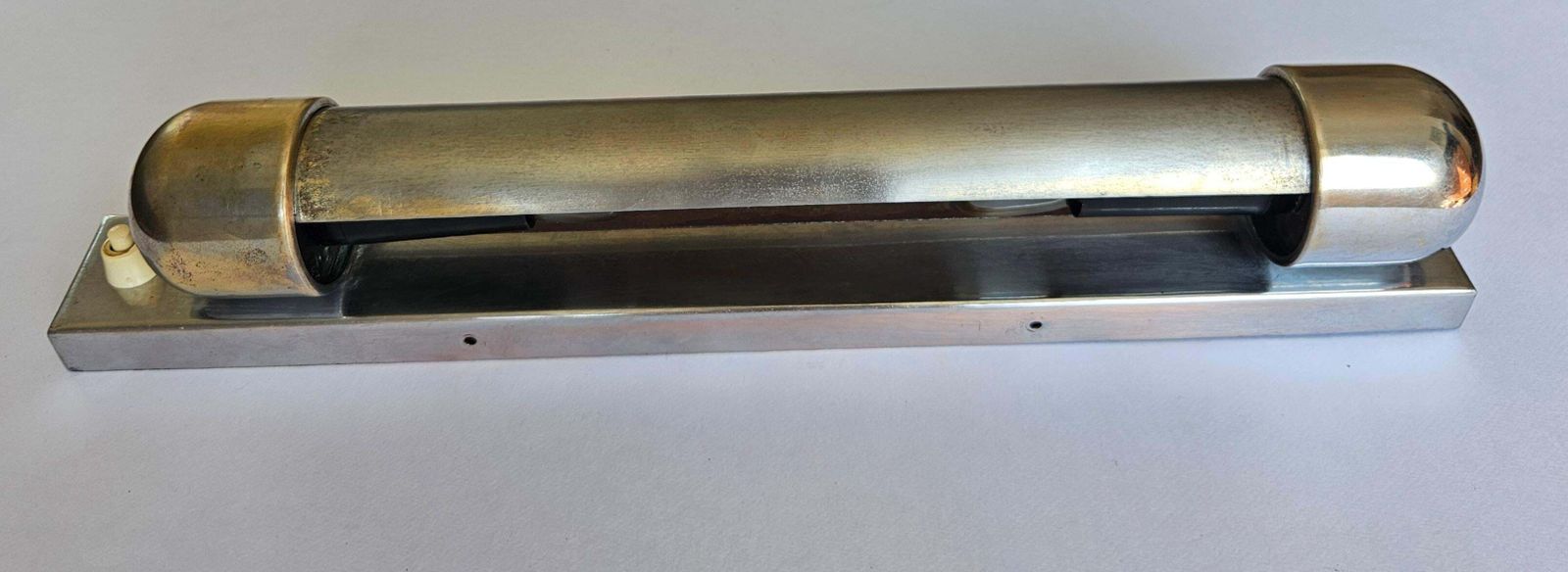 photo buy Rare Chrome Bauhaus Art Deco Wall Lamp Napako, 1940s