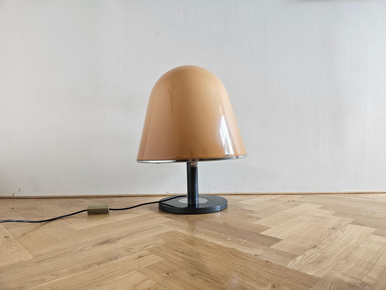 Rare Midcentury Large Table Lamp Kuala For Meblo, Franco Bresciani, Italy, 1970s photo vintage