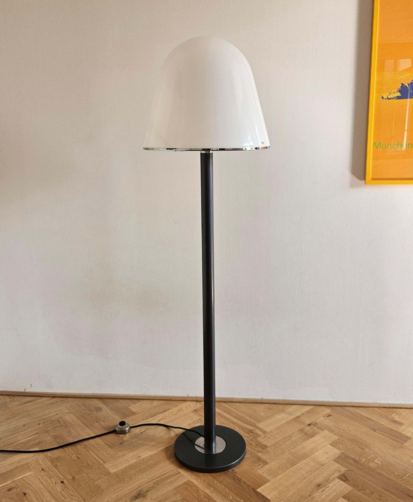 Rare Midcentury Floor Lamp Kuala For Meblo, Franco Bresciani, Italy, 1970s photo furniture