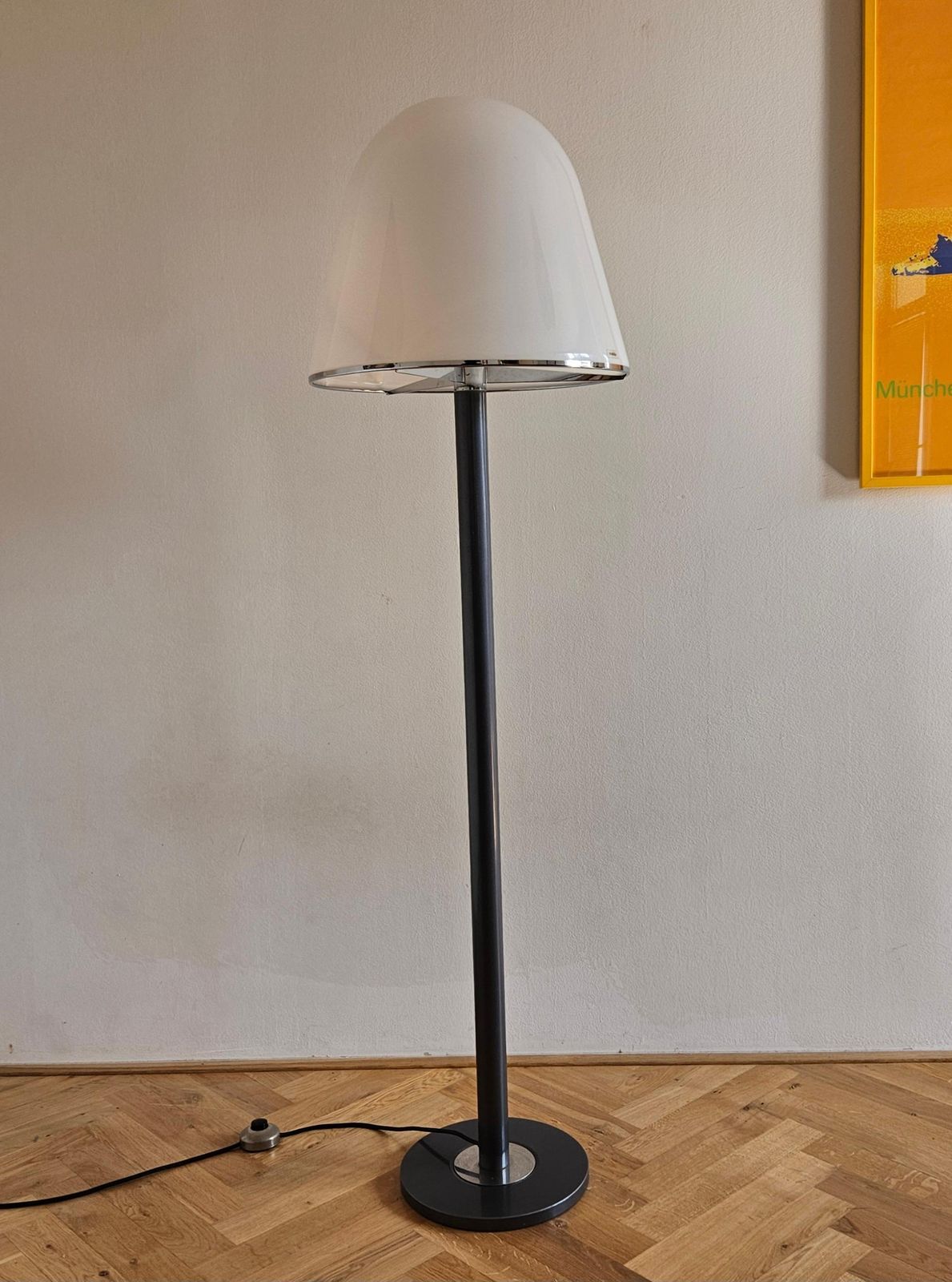 Rare Midcentury Floor Lamp Kuala For Meblo, Franco Bresciani, Italy, 1970s photo for sale