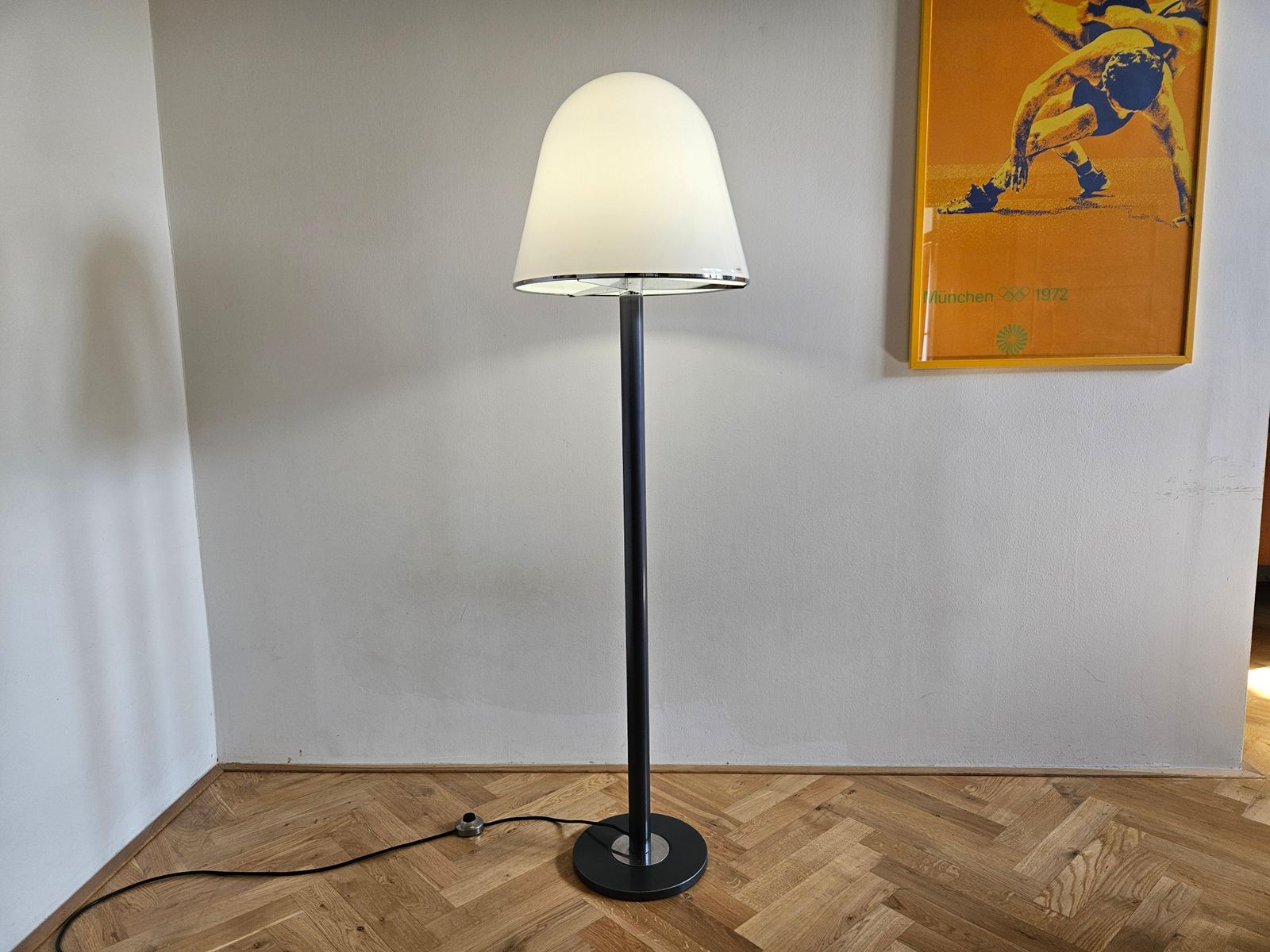 1333.0 Rare Midcentury Floor Lamp Kuala For Meblo, Franco Bresciani, Italy, 1970s photo
