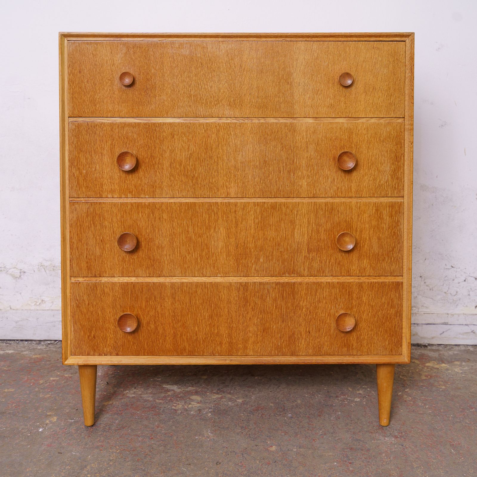 Meredew Mid Century Oak Chest Of Drawers photo Furniture