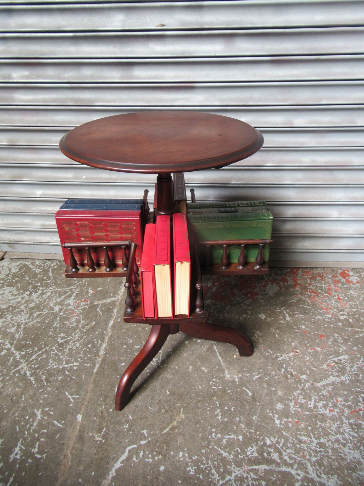 Late Victorian Small Revolving Book Stand photo furniture