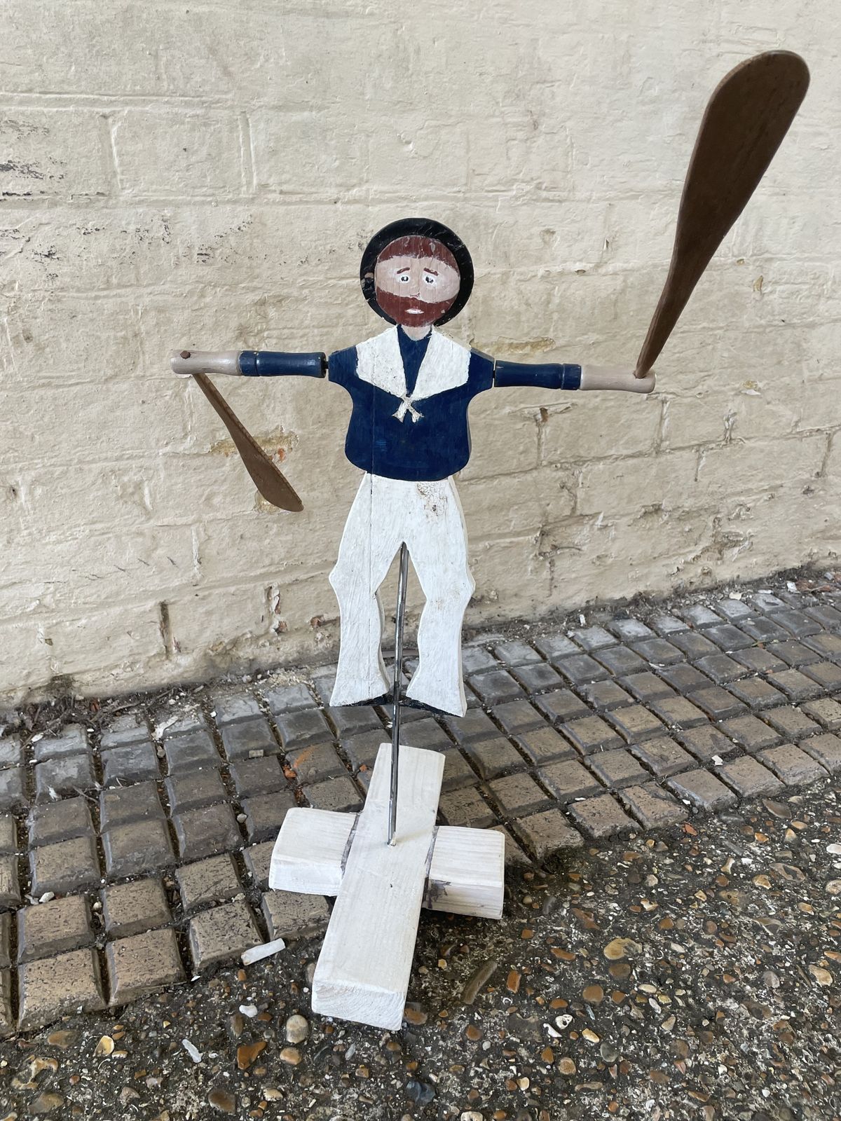 Folk Art Garden Whirligig Windmill  Sailor