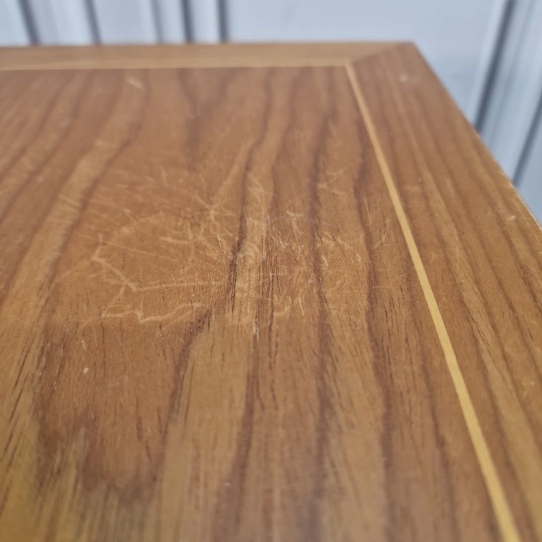 photo vinterior Vintage Inlaid Side Table Small Occasional Lamp Table Plant Stand Antique Style