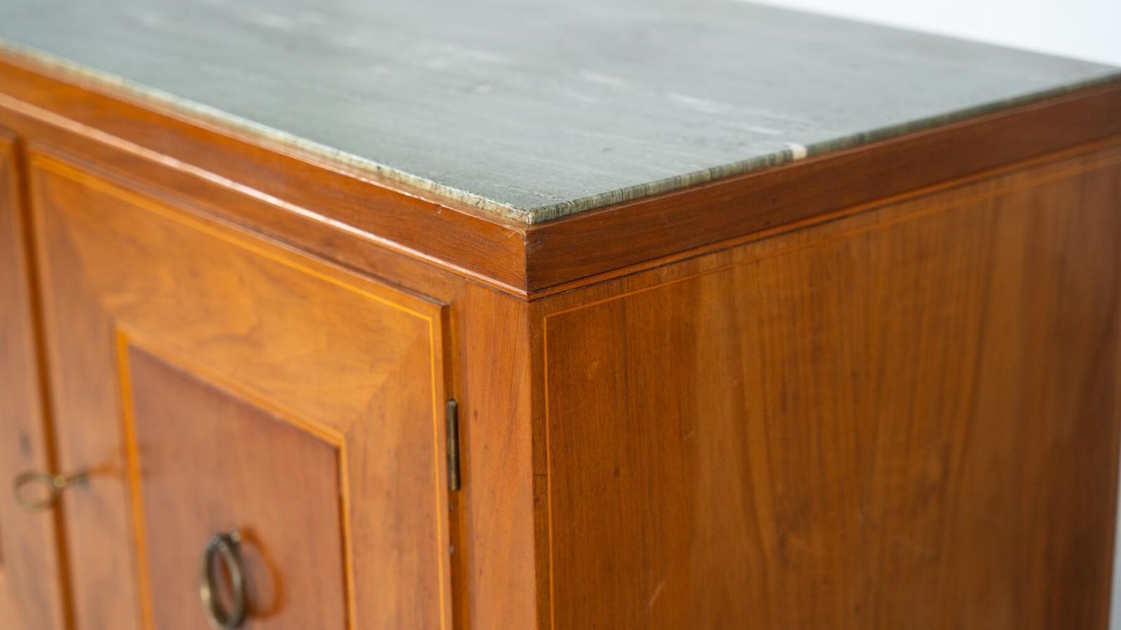 Mid Century Sideboard By Paolo Buffa , Wood And Marble , Italy , 1950s photo Furniture