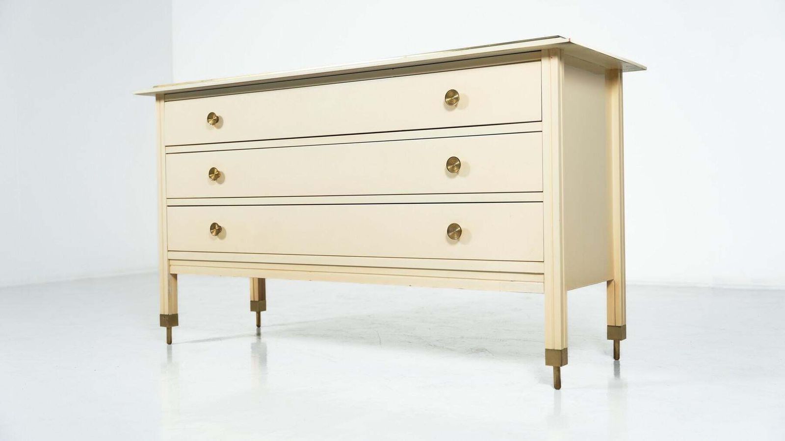 White Chest Of Drawers By Carlo De Carli, Italy, 1960s photo Furniture