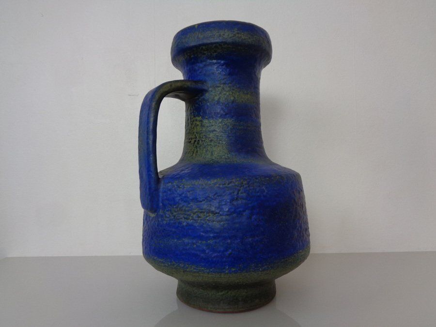 Large Majolika Ceramic 7317 Floor Vase By Fridegart Glatzle For Karlsruher Majolika, Germany, 1970s photo Home Decor