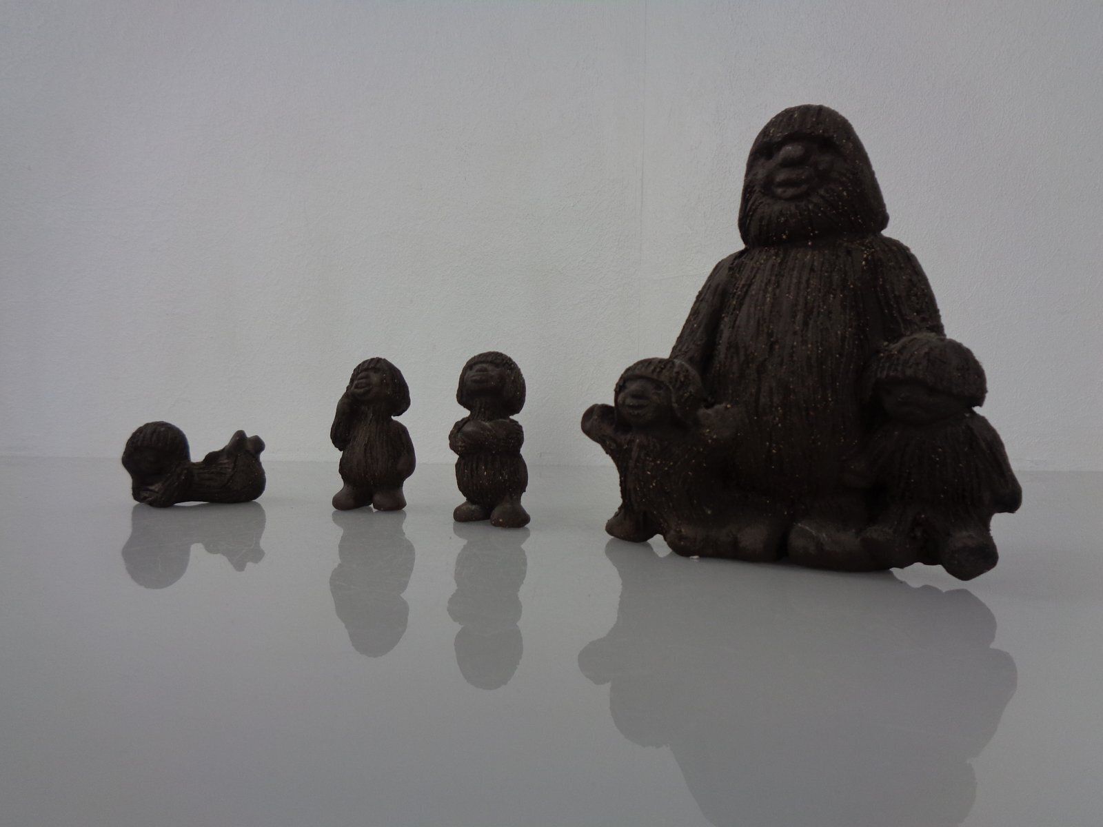Stoneware Troll Figures From Ramsing, Denmark, 1960s, Set Of 4 photo Home Decor