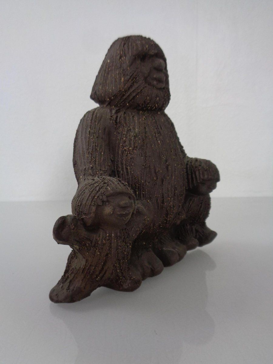 photo for sale Stoneware Troll Figures From Ramsing, Denmark, 1960s, Set Of 4