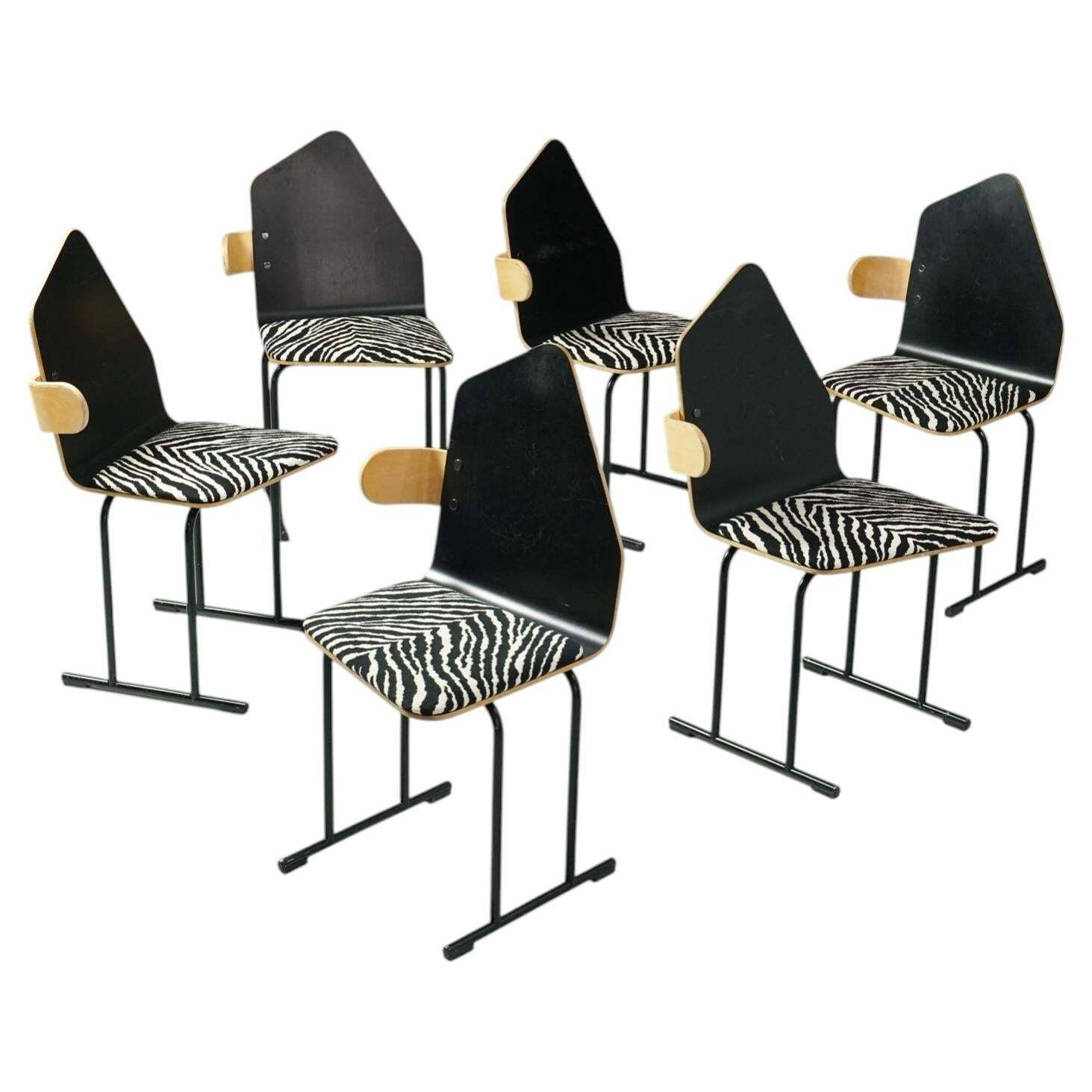 Set Of Six Model "Vino" Chairs, Yrjö Kukkapuro, Avarte, 1980s