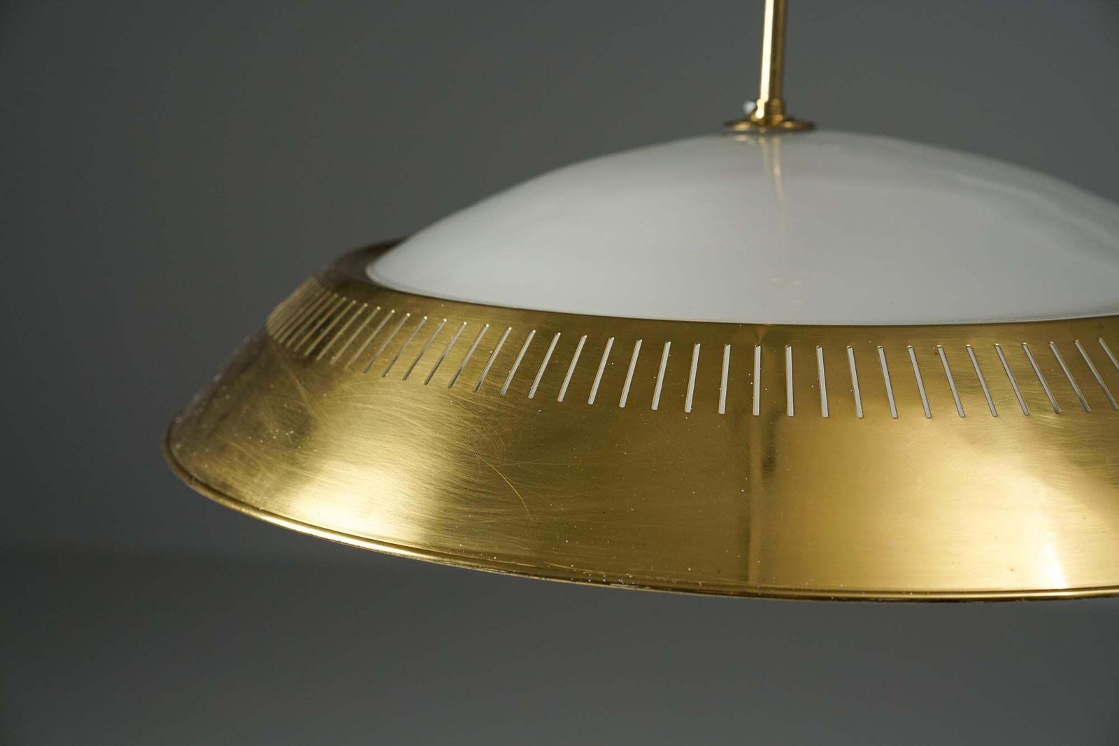 Rare Model 61 102 Pendant, Lisa Johansson Pape, Orno Oy, 1950s photo for sale