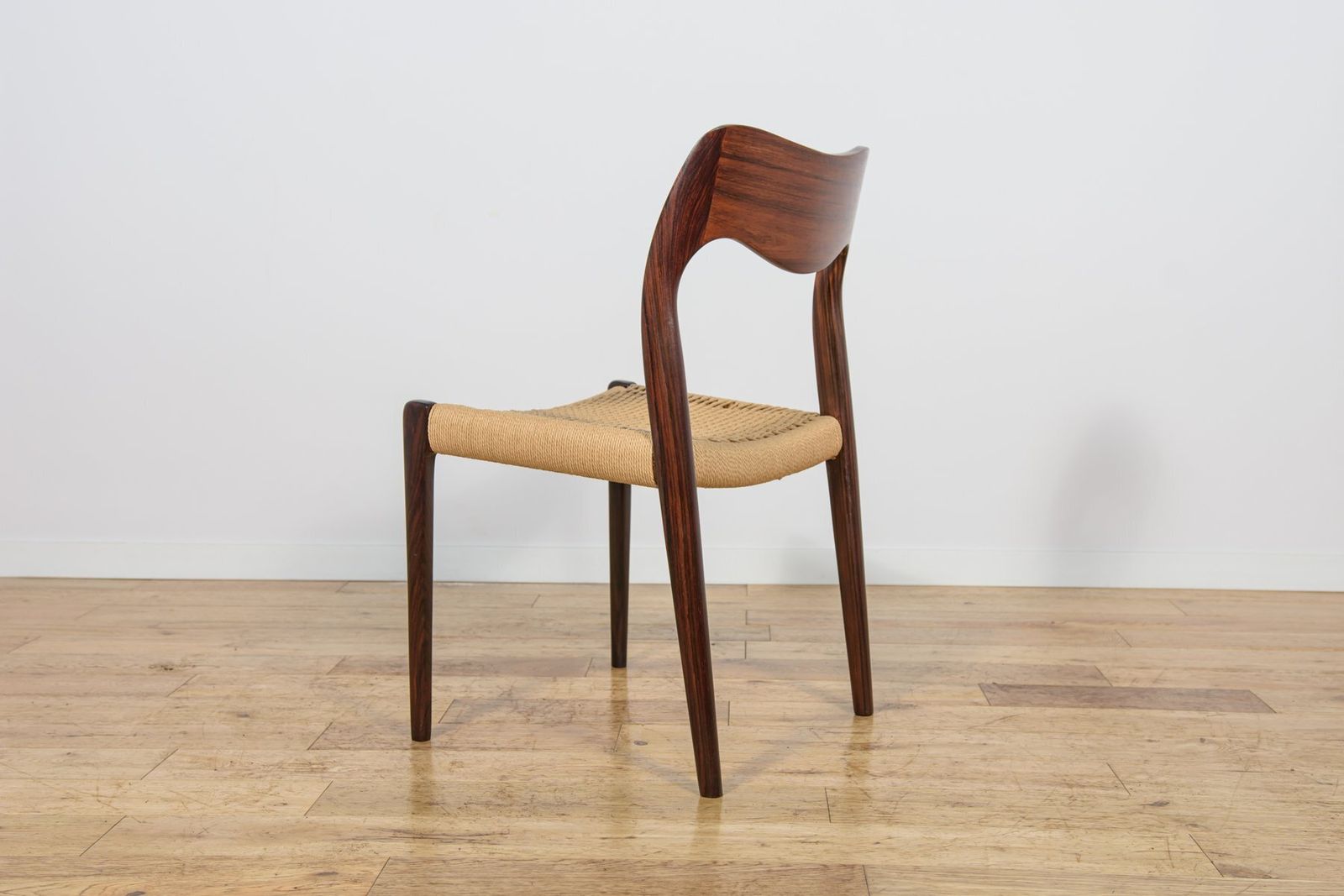 photo for sale Mid Century Model 71 Dining Chairs In Rosewood By Niels Moller From J.L. Møllers, 1960s, Set Of 4
