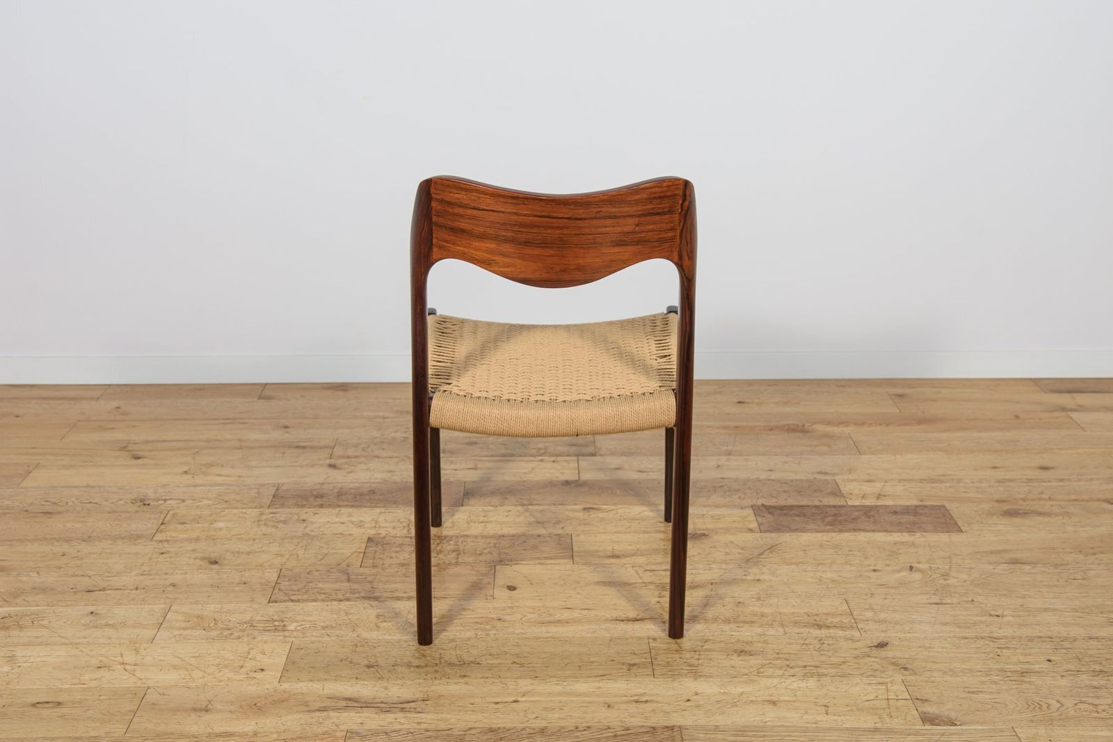 Furniture Mid Century Model 71 Dining Chairs In Rosewood By Niels Moller From J.L. Møllers, 1960s, Set Of 4 photo
