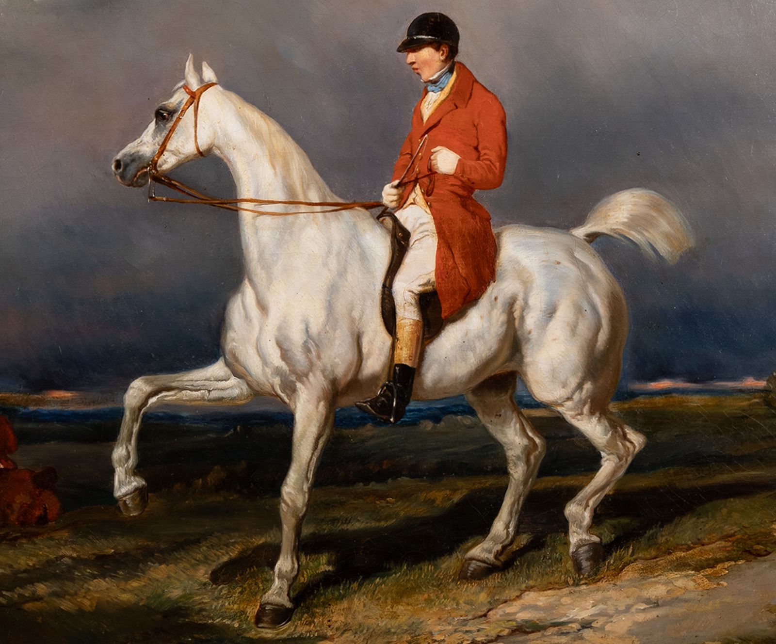 Alfred De Dreux, Follower Of “Cavalier à Red Red Coat” photo for sale