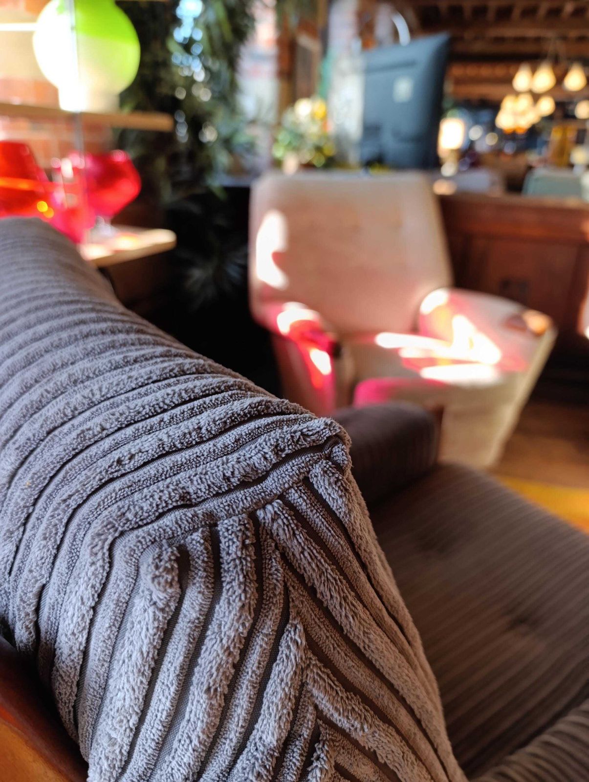 Cintique Solid Teak Armchair | New Corduroy Upholstery | Mid Century British Design photo Furniture