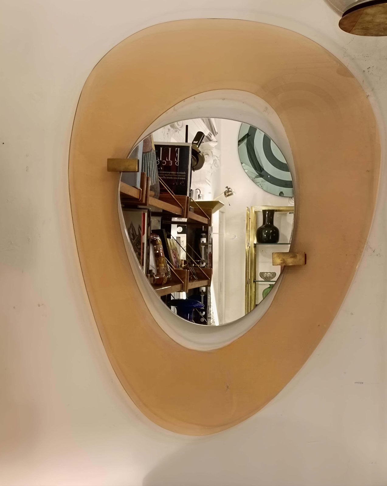 photo for sale Max Ingrand For Fontana Arte Raro Wall Mirror, Italy 1958