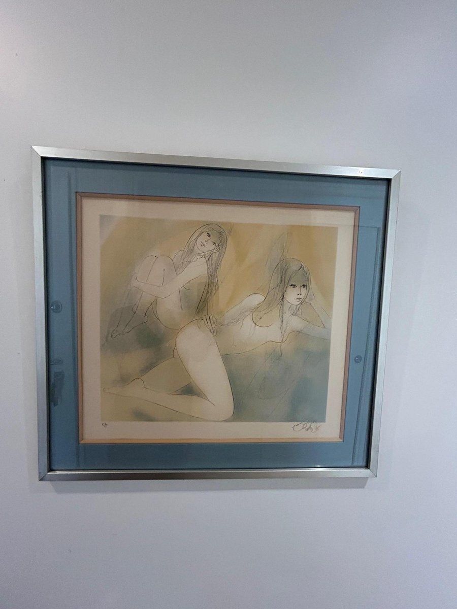 Jean Baptiste Valadié, Nudes, Artist's Proof, 1980s, Lithograph